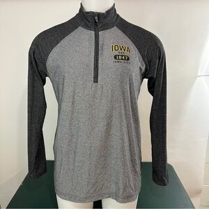 Womens Gear For Sports Iowa Hawkeyes 1/4 Zip Pullover Size Large L (31)